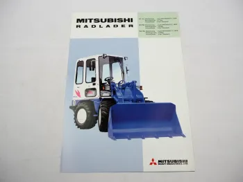Original Prospekt Mitsubishi WS 704 705 706 Radlader 1990er Jahre
