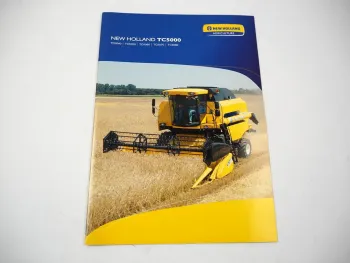 Original Prospekt New Holland TC 5040 5050 5060 5070 5080 Mähdrescher 2007
