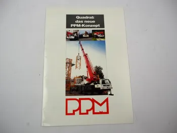 Original Prospekt PPM ATT 240 290 340 390 Mobilkran 1990er Jahre