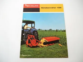 Original Prospekt Sperry New Holland 435 Scheibenmähwerk 1970