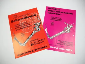 Original Prospekt Stockey & Schmitz S&S vollhydraulisches Mähwerk für MC Cormick