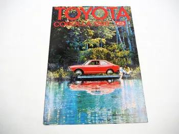 Original Prospekt Toyota Corolla 1200 Limousine Sprinter 1972
