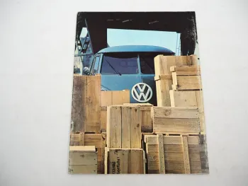 Original Prospekt VW T1 Transporter Bus Kastenwagen Pritschenwagen 1964