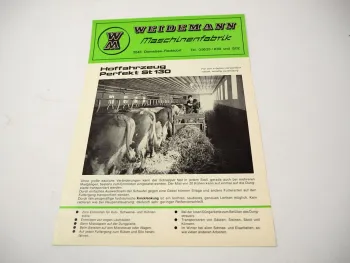 Original Prospekt Weidemann Hoffahrzeug Perfekt St 130 I 130 Stapler & Lader