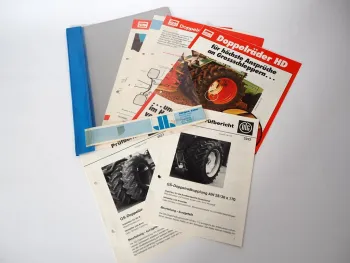 Original Prospekte GS Doppelräder Technische Beschreibungen Prüfeberichte 80er J