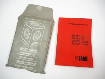 Original Same Silver 80 90 100.4 100.6 Traktor Betriebsanleitung Wartung 1997