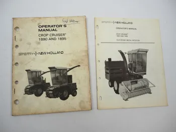 Original Sperry New Holland 1890 1895 Crop Cruiser Operators Manual 1978