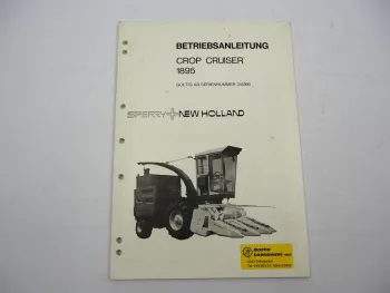 Original Sperry New Holland 1895 Feldhäcksler Betriebsanleitung Wartung 1979