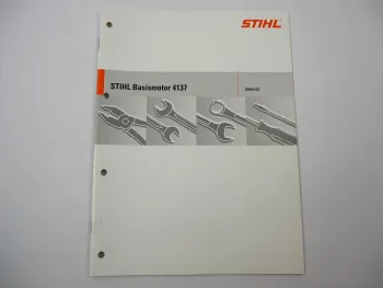Original Stihl 4137 Basismotor Werkstatthandbuch Reparaturanleitung 2004