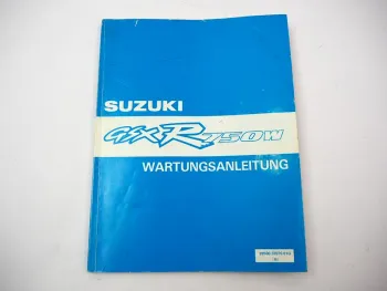 Original Suzuki GSX-R750W Werkstatthandbuch Wartung Reparaturanleitung 1992