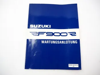 Original Suzuki RF900R Werkstatthandbuch Wartung Reparaturanleitung 1994