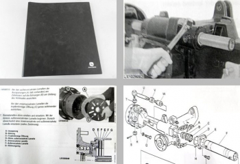 Original Werkstatthandbuch John Deere 740 745 750 Frontantriebsachen