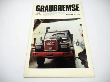 Originale Werkszeitschrift Graubremse Druckluftbeschaffungsanlagen in Schleppern
