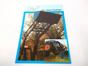 Originaler Prospekt Frost Einfahr-Frontlader EFL 2 mit 6 Seiten