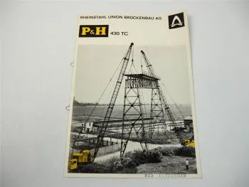 P&H 430TC Autokran Rheinstahl Union Brückenbau AG Dortmund Prospekt 1967