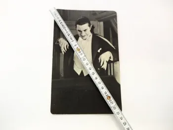 Pappfoto Dracula Carlos Villarius Spanien 1967 Poster-Card