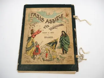 Paris Assiege Scenes de la vie Parisienne Dranere Bildtafeln ca. 1871 unvollst.