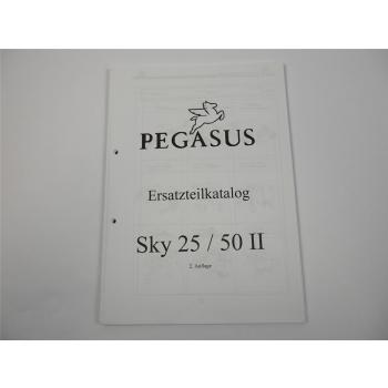 Pegasus Sky 25 50 II 2 Motorroller Ersatzteilliste Ersatzteilkatalog 2004