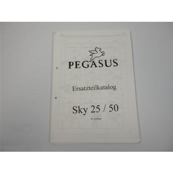 Pegasus Sky 25 50 Motorroller Ersatzteilliste Ersatzteilkatalog 2004