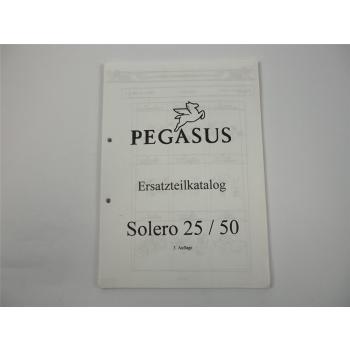 Pegasus Solero 25 50 Motorroller Ersatzteilliste Ersatzteilkatalog 2000