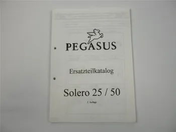 Pegasus Solero 25 50 Motorroller Ersatzteilliste Ersatzteilkatalog 2000