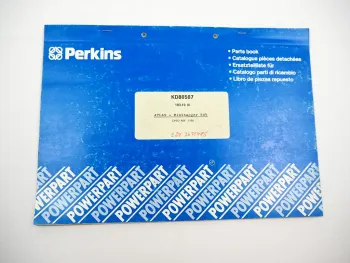 Perkins 103-10 KD80507 Motor für Atlas 404 Minibagger Ersatzteilliste Parts List