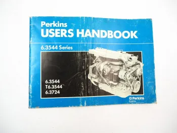 Perkins 6.3544 Series T6.3544 6.3724 Diesel Engines Users Handbook 1986