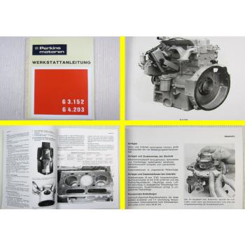 Perkins G3.152 G4.203 Werkstatthandbuch Reparaturhandbuch Werkstattanleitung