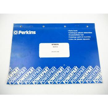 Perkins KF30276 104.19 Motor Ersatzteilliste Parts List Pieces rechange 1995