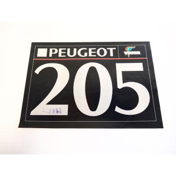 Peugeot 205 Sondermodell Winner Prospekt Technische Daten Ausstattung MJ 1993