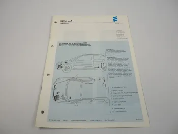 Peugeot 206 Bj. 2000 Eberspächer Hydronic D5WS Einbau Heizgerät