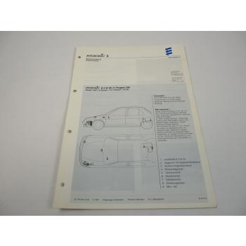 Peugeot 306 1,8l Bj. 1997 Eberspächer Hydronic B4WSC Einbau Standheizung