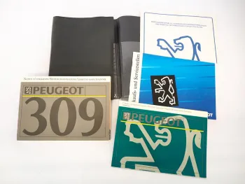 Peugeot 309 Bedienungsanleitung Notice DUtilisation Bordmappe 1991