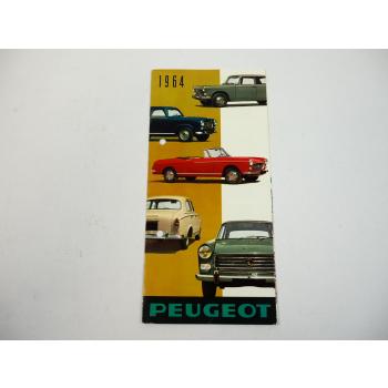 Peugeot 403 404 PKW Lieferwagen D4B Transporter Prospekt 1964