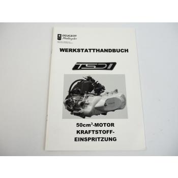 Peugeot TSDI Motor 50 ccm für Looxor Motorroller Werkstatthandbuch 2002