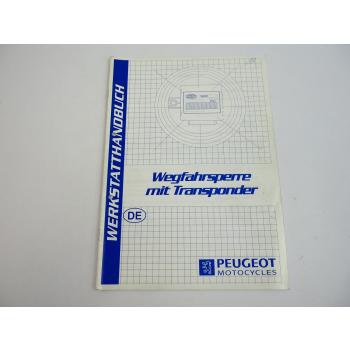 Peugeot Wegfahrsperre Magneti Marelli Immo Werkstatthandbuch
