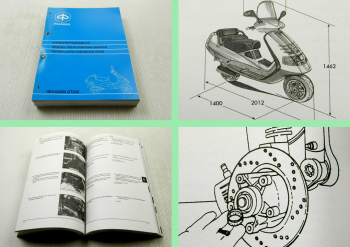 Piaggio Hexagon GT250 Motorroller Werkstatthandbuch 1998 Reparaturanleitung