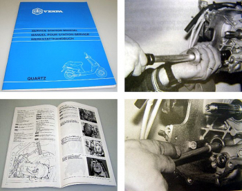 Piaggio Quartz Werkstatthandbuch zu Sfera Service Manual 1995 Vespa