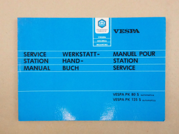 Piaggio Vespa PK 80 125 S automatica Werkstatthandbuch Reparaturanleitung