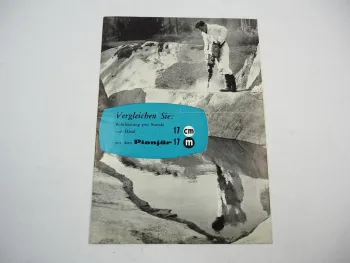 Pionjär BRH50 Bohrhammer Prospekt Schweden 1959