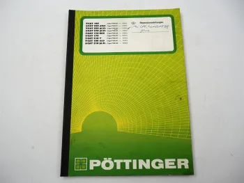 Pöttinger CAT 170 190 230 270 310 Mähwerk Werkstatthadhuch Reparaturanleitung