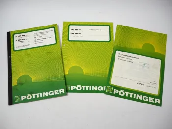 Pöttinger CAT230 plus PTM331 Mäher Betriebsanleitung Ersatzteilliste Reparatur