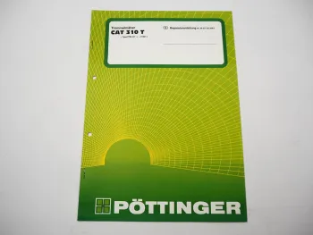 Pöttinger CAT 310T PTM 337 Trommelmäher Reparaturanleitung Werkstatthandbuch