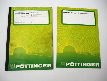 Pöttinger CAT Nova 310 front PSM362 Mäher Betriebsanleitung ETL Reparaturanleitung