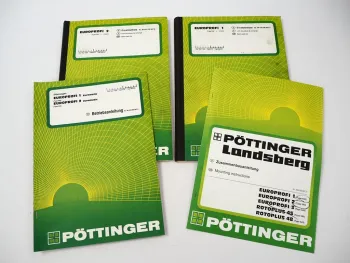 Pöttinger Europrofi 1 2 Ladewagen Betriebsanleitung Ersatzteilliste Montage