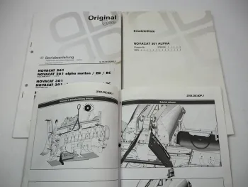Pöttinger Novacat 301 alpha Betriebsanleitung Ersatzteilliste Montageanleitung