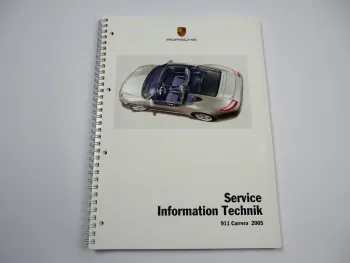 Porsche 911 Carrera Service Information Technik 2005 Schulungshandbuch