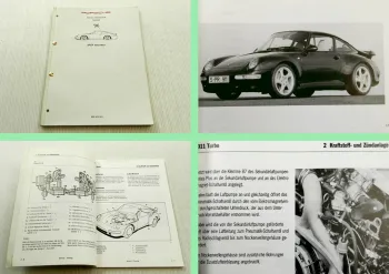 Porsche 911 turbo Service Information Technik Schulung 1996