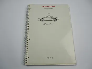 Porsche Boxster Service Information Technik 1997 Englisch