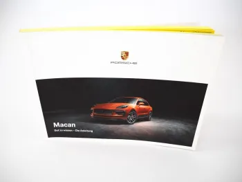 Porsche Macan 95B T S GTS Betriebsanleitung Bedienung Bordbuch 6/2022 Deutsch
